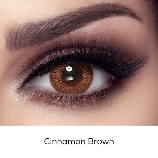Bella Elite Cinnamon Brown Contact Lenses Eye
