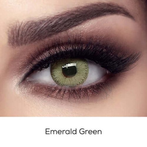 Bella Elite Emerald Green Contact Lenses Eye Fashion