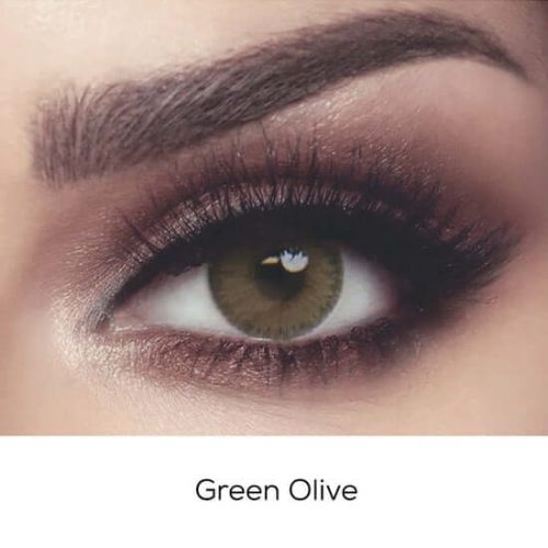 Bella Elite Green Olive Contact Lenses Eye Fashion