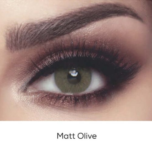 Bella Elite Matte Olive Contact Lenses Eye Fashion
