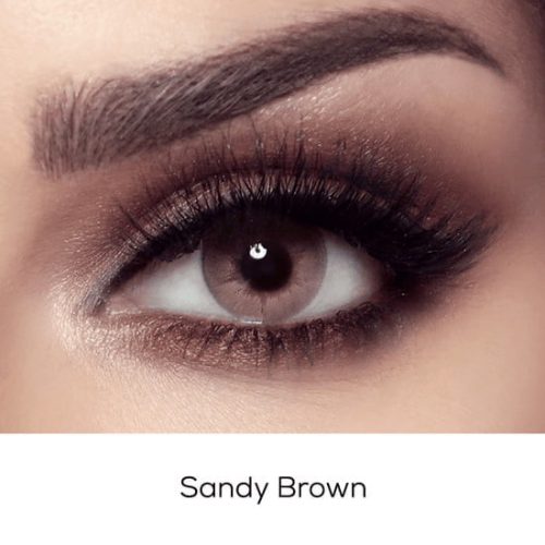 Bella Elite Sandy Brown Contact Lenses Eye Fashion