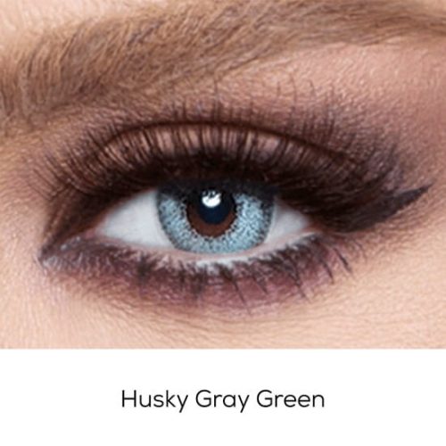 Bella Glow Husky Grey Green Contact Lenses Eye Fashion