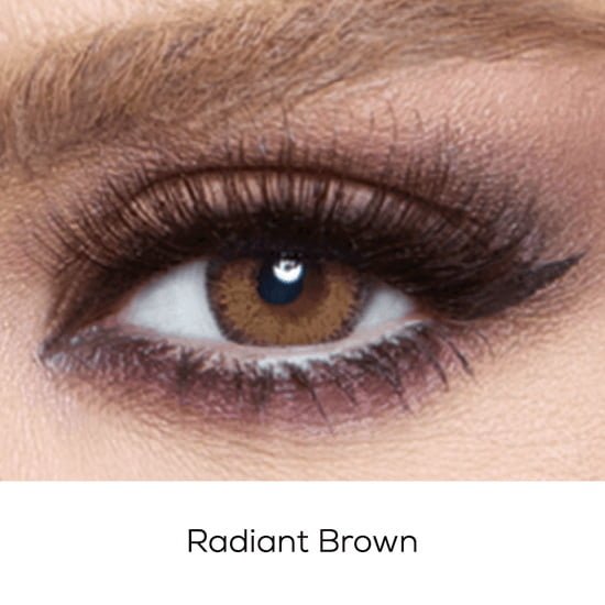Bella Glow Radiant Brown Contact Lenses Eye Fashion