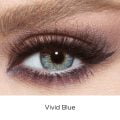 Bella Glow Vivid Blue Contact Lenses Eye Fashion