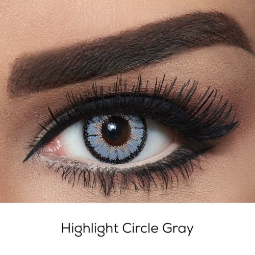 Bella Highlight Circle Grey Contact Lenses Eye Fashion