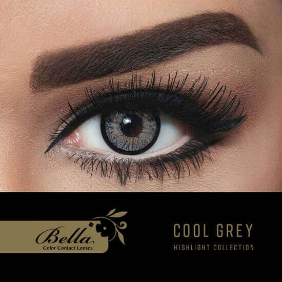 Bella Highlight Cool Grey Contact Lenses Eye Fashion