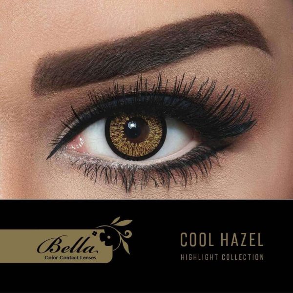 Bella Highlight Cool Hazel Contact Lenses Eye Fashion