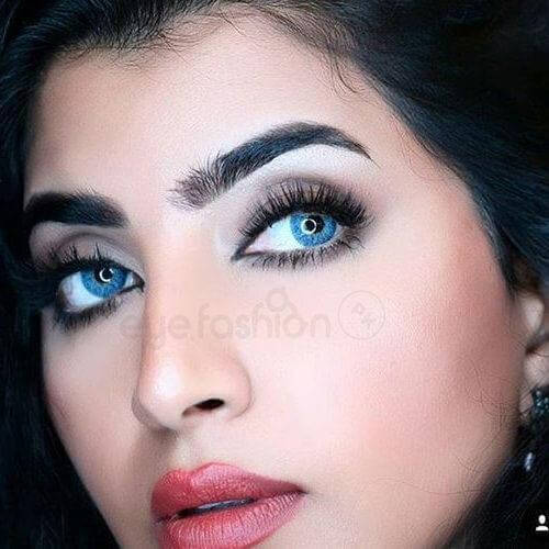 Bella Natural Cool Blue Contact Lenses Eye Fashion